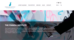 Desktop Screenshot of finnland-institut.de